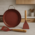 thumbnail image 4 of Comal Antiadherente FLAVORSTONE 30cm + 2 Utensilios Rojo, 4 of 5