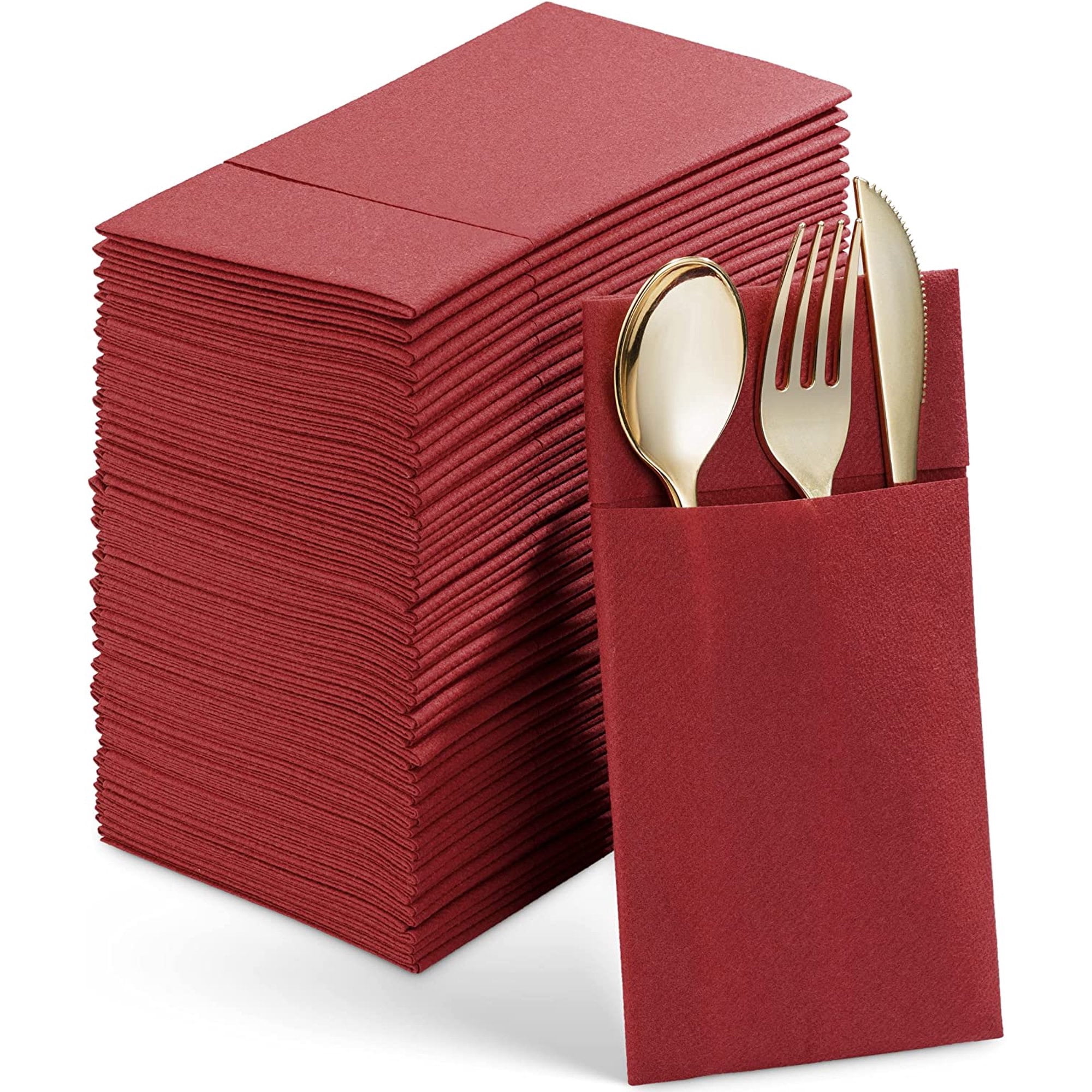 BloominGoods Colored Paper Disposable Dinner Napkins with