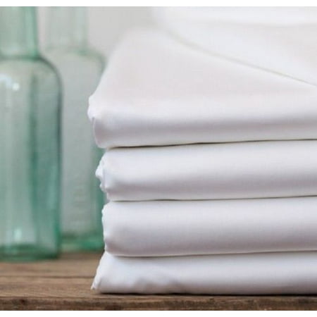 Ghp 3 Pcs King Size 108 X110 White Poly Cotton Blend T 180 Percale Ghp 3 Pcs King Size 108 X110 White Poly Cotton Blend T 180 Percale Hotel Flat Sheet
