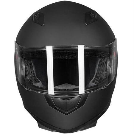 ILM Motorcycle Helmet Full Face with Removable Neck Scarf and Two Visors DOT Approved Motorcross Helmet from S to