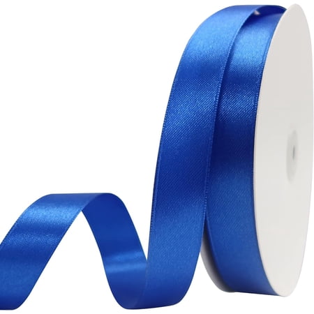 5/8 inch Wide 100 Yards Double Face Royal Blue Satin Ribbon Fabric Ribbon for Gift Wrapping Very Suitable for Weddings Decoration Bouquet Balloons Arts Craft Sewing Hair Bow Invitation 5/8 inch Wide 100 Yards Double Face Royal Blue Satin Ribbon Fabric Ribbon for Gift Wrapping Very Suitable for Weddings Decoration Bouquet Balloons Arts Craft Sewing Hair Bow Invitation