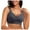 Black, variant on Womens Seamless Bras No Underwire Scalloped Push Up Bras Soft Wireless Comfort Bralettes Full Coverage Everyday Bra