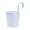 #0154-White, variant on Meggemo Metal Detachable Hanging Bucket Basket Outdoor Planter Flower Pot Wall Mounted Garden Patio Decor Balcony