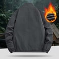 thumbnail image 6 of Jerdar Men's Fashion Fall and Winter Windproof and Waterproof Double-sided Wear Washed Cotton-padded Jacket with Long Sleeve Pocket Zipper Jacket Coat., 6 of 9