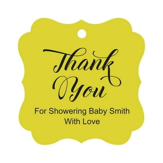 Juvale 100-Pack Wood Thank You Tags with Twine for Wedding and Baby Shower  Party Favors, 2 Inches