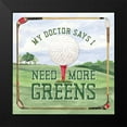 thumbnail image 2 of Reed, Tara 12x12 Black Modern Framed Museum Art Print Titled - Golf Days I-More Greens, 2 of 5