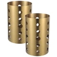 thumbnail image 1 of UPGRATOR 2Pcs Golden Stainless Steel Kitchen Countertop Organizer Utensil Holder with Anti Rust Design, 1 of 8