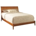 thumbnail image 5 of Atlantic Furniture Bordeaux Platform Bed with Open Footrail in Caramel Latte-Queen, 5 of 5
