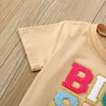 thumbnail image 5 of YUIVH Baby Boy Clothes Little Boys Shorts Summer Outfits Summer Casual Children Set Toddler Letter Short Sleeve Shirts + Shorts Two Piece Set T-Shirt & Shorts to Big Kid, 5 of 8