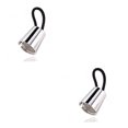 thumbnail image 1 of Lazos para el cabello Qarigey Alta elasticidad Anillo de cola de caballo ajustable Plata, 1 of 6