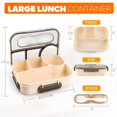 thumbnail image 2 of Caja Bento EASYFUN con 4 Compartimentos de 1000 ml, a Prueba de Caídas, 2 of 7