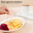 thumbnail image 4 of TidBay Toothpick Container Detachable Refillable Bamboo Lid Convenient Dining Table Toothpick Dispenser Kitchen Supplies, 4 of 7