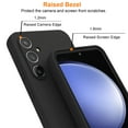 thumbnail image 3 of Ebizware Samsung Galaxy S23 FE 5G Case, Liquid Silicone Phone Case Shockproof Full Body Protective Rugged Rubber Cover for Galaxy S23 FE 5G 2023 6.4" (Black), 3 of 8
