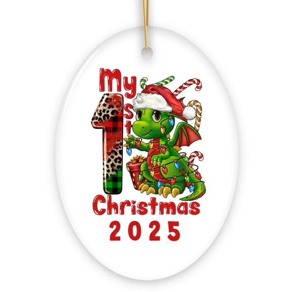 My First Christmas Baby Dinosaur Ornament