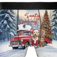 thumbnail image 4 of Santa is Coming Goldendoodle Merry Christmas Xmas Noel Truck Tree All Over Print Boxer Briefs Underwear for Men Dad Doodle Dog Lover Gifts Idea - 02023, 4 of 6