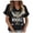 Z01 Black, variant on LINGLANG Womens Tops Trendy Country Music Shirt Fortennessee Graphic Tshirts Western Short Sleeve Tee Tops Under $5