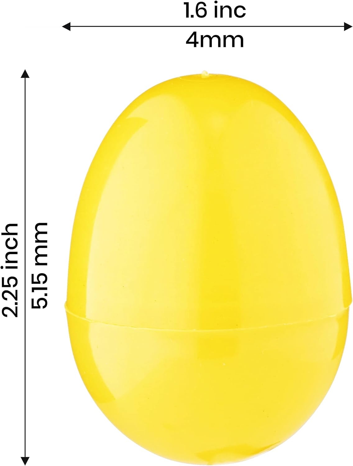 Maxygift Plastic Easter Eggs for Easter Celebrations Fillable Eggs, Multicolor, Gift Pack of 2000