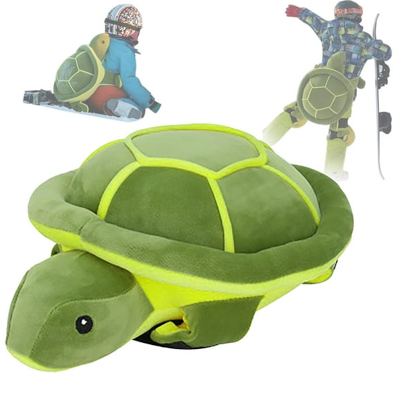strola Outdoor Toys,Ski Protective Gear Hip Pad Small Tortoise Equipment Anti-fall,Green