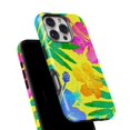 thumbnail image 6 of DesignSkinz Scratch-Resistant Hard Slim Case Compatible with iPhone 14 (Compatible with MagSafe) - Tropical Fluorescent v2, 6 of 9