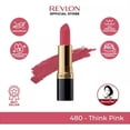 thumbnail image 3 of Revlon,labial Super Lustrous,hidrantante,larga Duracion, color think pink, 3 of 4
