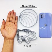 Concha Cutter Bread Mold 4.1in with 5pc Pig Cookie Cutter By Cortador De Conchas De Pan Mexicano Concha Stamp Mexican Bread Concha Mold Moldes Para Marcador De Conchas