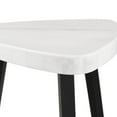 thumbnail image 3 of Picket House Furnishings Lena White Marble Top End Table, 3 of 5