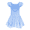 X_Blue, variant on Girls Ruffle Sleeve Ballet Dance Dress Tutu Skirted Leotard, 3-11Y