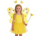 thumbnail image 2 of Shadoumai Glowing Fairy Set For Girls Includes Light Up Wand And Floral Four Piece Dress Up Play Outfit, 2 of 5