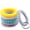 6 Color, variant on Pack of 6 Wrist Keychain Spiral Stretchable Plastic Coil Wrist Key Holder Stretch Wristband Elastic Stretchable Spiral Bracelet Key Holder Key Ring for ID Badge Sauna Outdoor Sport