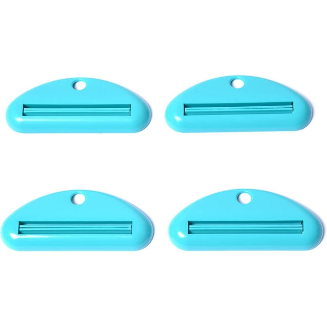Toothpaste Tube Squeezer 4 Pack (Teal)