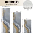 thumbnail image 4 of Gray Gold Marble Pattern Kitchen Rugs Sets Of 3,Kitchen Runner Rugs Non Skid Washable,Decorative Kitchen Floor Mats for Kitchen,Sink,Laundry,17"x30"+ 17"x47" + 17"x59", 4 of 6