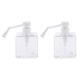 thumbnail image 1 of 2x Botellas Vacías Champú Acondicionador Accesorios De Blanco Yuyangstore Botella de spray de bomba vacía, 1 of 8