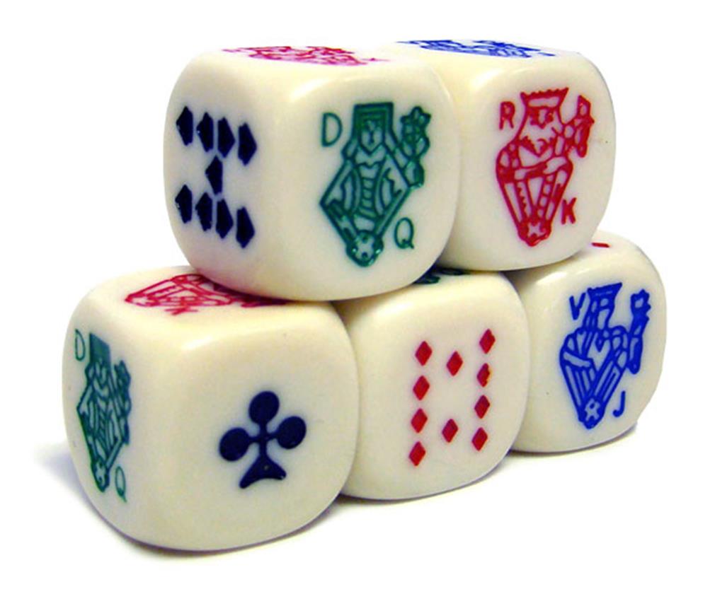 Poker Dice Pack - 5 Dice - Walmart.com
