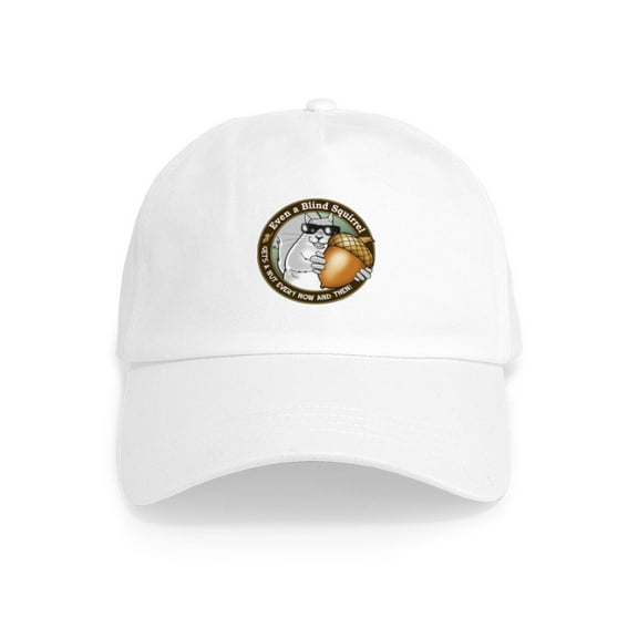 CafePress - Blind Squirrel Cap - Adjustable 100% Brushed Unisex Casual Cotton Baseball Cap, Beige, 1