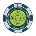 thumbnail image 4 of Lector de putting green de golf, marcador de posición de pelota Regalos de golf Accesorios de golf Herramienta Ayuda de entrenamiento de golf Nivel de Azul verde, 4 of 8