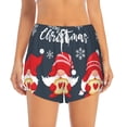 thumbnail image 4 of Lsque Cute Christmas Gnomes (2) Printed Women's Running Shorts with Liner Pockets,Elastic Quick Dry Workout Athletic Gym Yoga Shorts,Womens High Waist Shorts-Large, 4 of 9