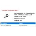 thumbnail image 2 of Fuel Injector Seal Kit - Compatible with 1989 - 1990 Nissan 240SX 2.4L 4-Cylinder KA24E VIN H, 2 of 2