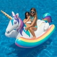thumbnail image 4 of Swimline - Rainbow Unicorn Rocker Pool Float, 4 of 6