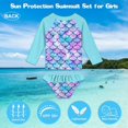 thumbnail image 4 of Ensemble de Maillot de Bain 2 Pièces à Manches Longues avec Protection Solaire UPF 50+ 2-8T, 4 of 6