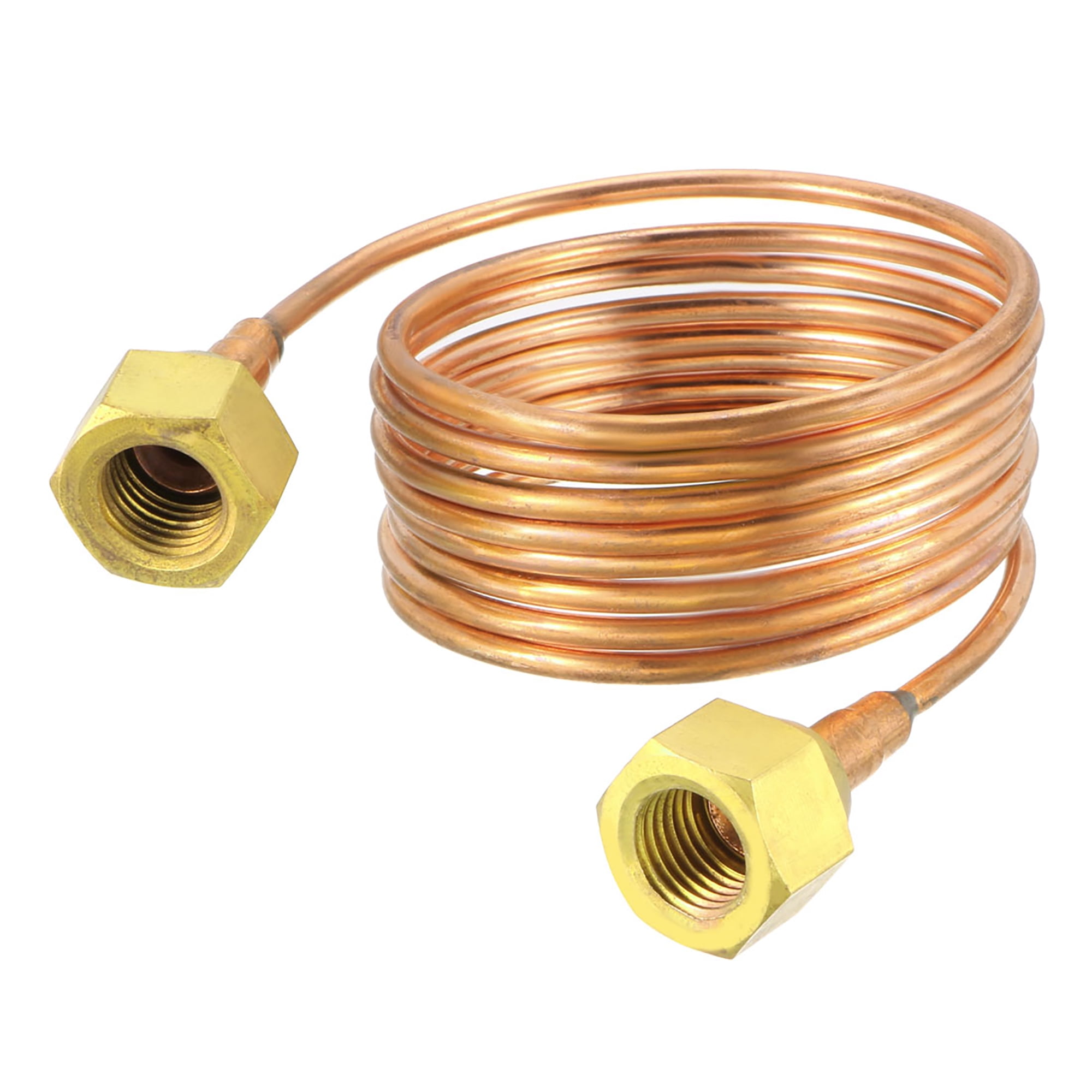 Tube Flare Fitting Copper Tube 5.2mm OD 3.2mm ID for Refrigeration Tubing 10pcs 