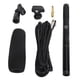 thumbnail image 1 of Micrófono negro de entrevista de alta sensibilidad grabación con cable Mini micrófono portátil para cámara, 1 of 5
