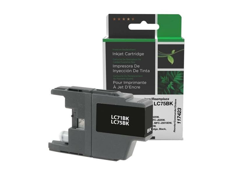 Clover Imaging Non-OEM New High Yield Black Cartridge for LC71/LC75
