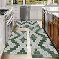 thumbnail image 6 of Kitchen Rugs Sets of 3 Non Slip Washable Kitchen Mats for Floor, Waterproof Kitchen Runner Rug, Floor Mat Carpet for Entryway, Laundry, Sink, Hallway, Bathroom, 6 of 10