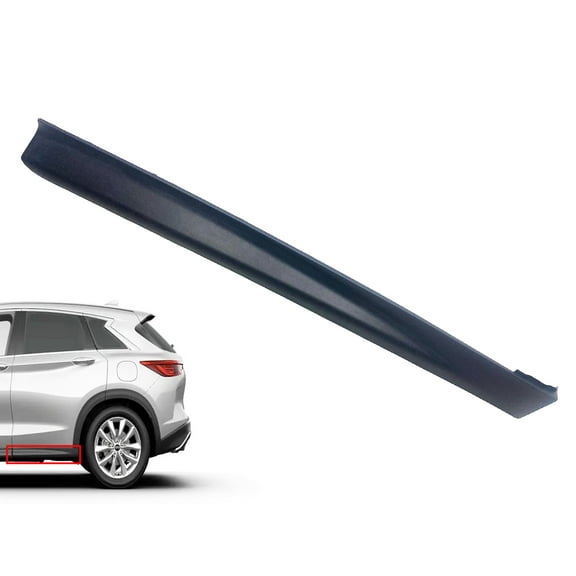 2019 2020 2021 2022 Compatible with Infiniti QX50 Rear Door Molding Trim Lower Left Driver Side