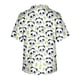thumbnail image 3 of Men's Printing Short Sleeve V-neck Working Blouse Chest Pocket Carer Top4XL, 3 of 3