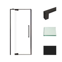 Transolid Ipd367610c-S 76" High X 36" Wide Pivot Semi Frameless Shower Door - Black