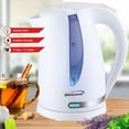 thumbnail image 5 of Brentwood 1,100-Watt Cordless Electric Kettle with Concealed Stainless Steel Heating Element, 360° Base, Auto Shutoff, and Boil-Dry Protection (1.7 L; White), KT-1616W, 5 of 5