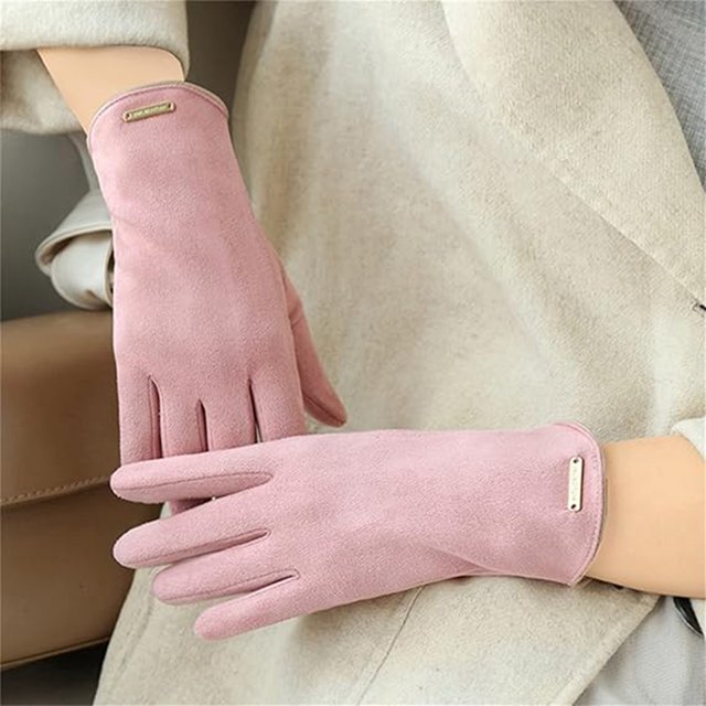 Suede Warm Gloves For Men And Women With Heating In Winter Non Flip Velvet Gloves For Screen Hand Gloves Kitchen Cleaning Rubber Gloves Cleaning Disposable Heavy Duty Rubber Gloves