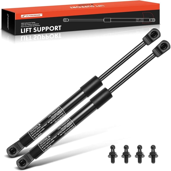 A-Premium Bonnet Hood Lift Supports Shock Struts Gas Spring Damper Replacement for Hummer H3 2007-2010 Sport Utility 2-PC Set