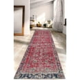 thumbnail image 4 of Red Rugs, Muted Rug, Faded Rug, Antique Style Rugs, Turkish Rug, Bedroom Rug, Office Decor Rug, Luxury Rug, Gift For Her, Step Rug, 2'x3' - 60x90 cm, 4 of 8